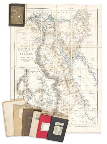 (CASE MAPS.) Group of 14 seventeenth-through-nineteenth-century engraved or lithographed case maps of various locations.
